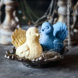 The Dove, silicone mold for candles, soap, resin , gypsum. Easter molds