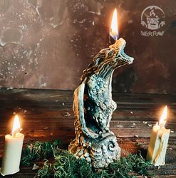 Dragon mold, dragon candle, resin mold.