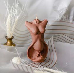 Candle Mold / Resin Mold / Soap Mold : "Totem of Woman-Snake"