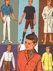 Digital | Vintage Ken Sewing Pattern | Wardrobe Clothes for Dolls 12" | ENGLISH PDF TEMPLATE