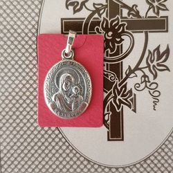 Kazan Mother of God religious blesses handmade pendant free shipping
