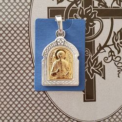 George the Victorious Christian handmade medallion pendant free shipping