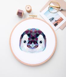 Baby Penguin Cross Stitch Pattern