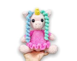 Crochet unicorn pattern, Amigurumi pattern, Crochet animals, Crochet patterns