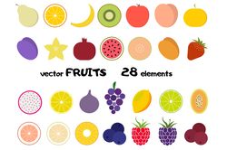 Summer Fruits SVG, PNG sublimation, apple, pear