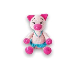 crochet pig pattern, amigurumi pattern, crochet animals, crochet patterns