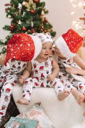 Christmas kids outfit, Christmas baby romper and dwarf hat, Christmas baby boy outfit, Christmas baby girl outfit