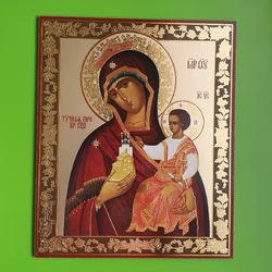 The Uncut Mountain (The Clouded Mountain) Mother of God Orthodox blessed icon
