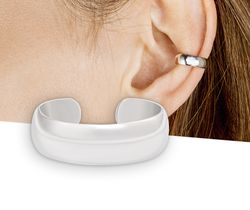 Simple ear cuff ring, No piercing ear cuff men