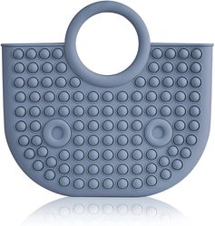 Grey Tote Pop It Push Bubble Handbag