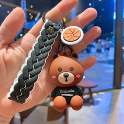 Smart Chic  Bear With Glasses Keychain