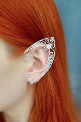 Elf ear cuffs no piercing, Fairy ear wraps, Elven earrings