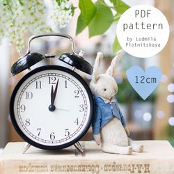 Teddy bunny pattern with jacket (12 and 18 cm)
