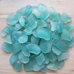 Sea Glass 11 Ounces Cobalt Blue, White & Aqua Mix Sea Glass - Bulk Seaglass  Pieces for Beach Decor & Crafts