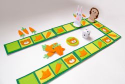 Board game from felt for kids