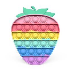 Sweet Strawberry Harmony Rainbow Pop It Fidget Toys