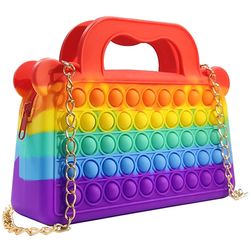 Pop It Purse Bubble Popper Fidget Bag for Girls - 1PC