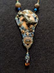 Lizard Pendant, Lizard Jewelry,Reptile Jewelry, Lizard Necklace