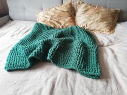 Aesthetic Blanket, Chenille Bedspread, Aesthetic Bedding, Minimalistic Blanket, Cozy Giant Throw