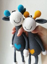 Plush toy Giraffe | Personalised crochet gift | Amigurumi Animals