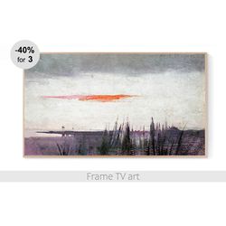 Samsung Frame TV Art Digital Download 4K, Samsung Frame TV Art landscape, Frame TV art painting vintage classic | 358