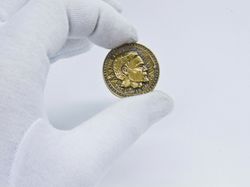 Skyrim Coin / Elder Scrolls Inspired Skyrim / imperial Septim / Brass Septim coin / Tiber Septim