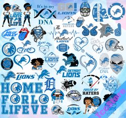 Detroit Lions Svg, Clipart Bundle, NFL teams, NFL logo, NFL svg, Football Teams svg