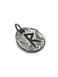 rune raido pendant - 925 sterling silver pendant