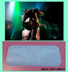 Green Day stickers guitar vinyl decal Billie Joe Armstrong CLASS 13