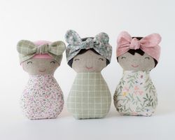 Mini Dolls. Sewing pattern and tutorial PDF