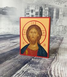 Jesus Christ | Hand painted icon | Christian icon | Orthodox icon | Holy Icon | Orthodox art |