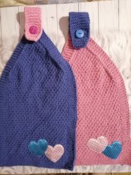 Kitchen towels. Knitted towels.