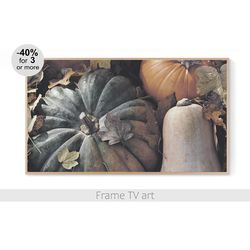 Samsung Frame Art Tv fall autumn, Frame TV art Thanksgiving, Frame Tv art Pumpkin, Samsung Frame TV Art Halloween 588