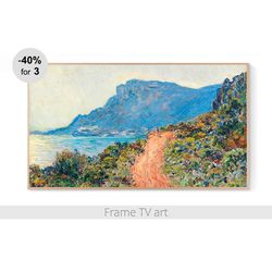 Frame TV Art Digital Download 4K, Samsung Frame TV Art Monet landscape painting, Frame TV vintage classic art | 292