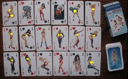 Playing cards "Ricky Cerralero" modern pinup.