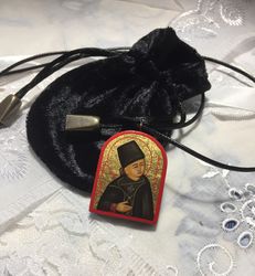 Bogolep Chernoyarsky | Icon pendant | Icon necklace | Miniature icon | Catholic icon | Orthodox icon