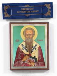 Apostle Timothy of the Seventy orthodox blessed wooden icon compact size 2.3x3.5" orthodox gift free shipping