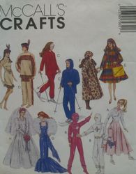 Copy of the original vintage MC Calls 7932 patterns of clothes for dolls of the 11 1\2 format