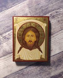Jesus Christ | Hand painted icon | Orthodox icon | Image of Edessa Icon | Orthodox Art | Christian souvenirs