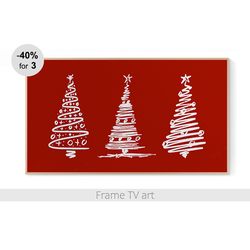 Samsung Frame TV Art Christmas tree, Frame TV art New Year, Frame Tv art Holiday, Digital Download for Frame TV  | 254
