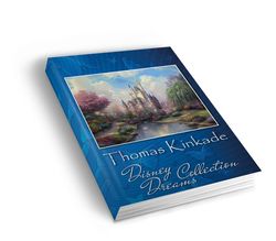 Set of postcards with Disney stories artist Thomas Kinkade - Disney.