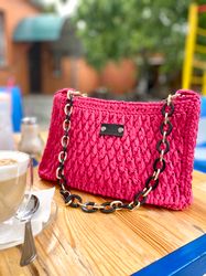 Bag Berry Crochet bag Handmadebag Handbags