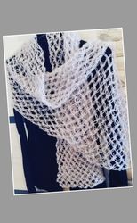 Crochet shawl pattern, crochet wrap pattern, crochet stole, crochet digital pattern, crochet pattern for beginner