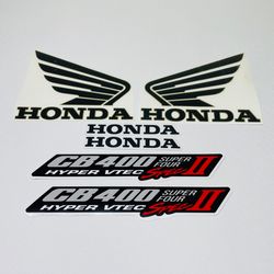 Graphic vinyl decals for Honda CB400 motorcycle 1999-2001 bike stickers handmade