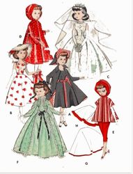PDF Copy Sewing Pattern Butterick 8353 Clothes for Dolls 10 1\2 Miss Revlon