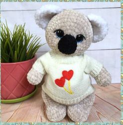 crochet pattern koala, amigurumi toys