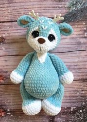 Crochet pattern deer, amigurumi toys,plush deer