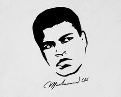 Muhammad Ali The Great American Boxer Personal Signature Wall Sticker Vinyl Decal Mural Art Decor