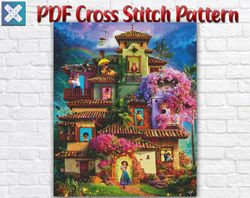 Encanto Cross Stitch Pattern / The Family Madrigal Cross Stitch Pattern / Mirabel Cross Stitch Chart / Casita PDF Chart