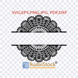 Tattoo Svg. Polynesian Tongan Svg Circle Designs for logo.